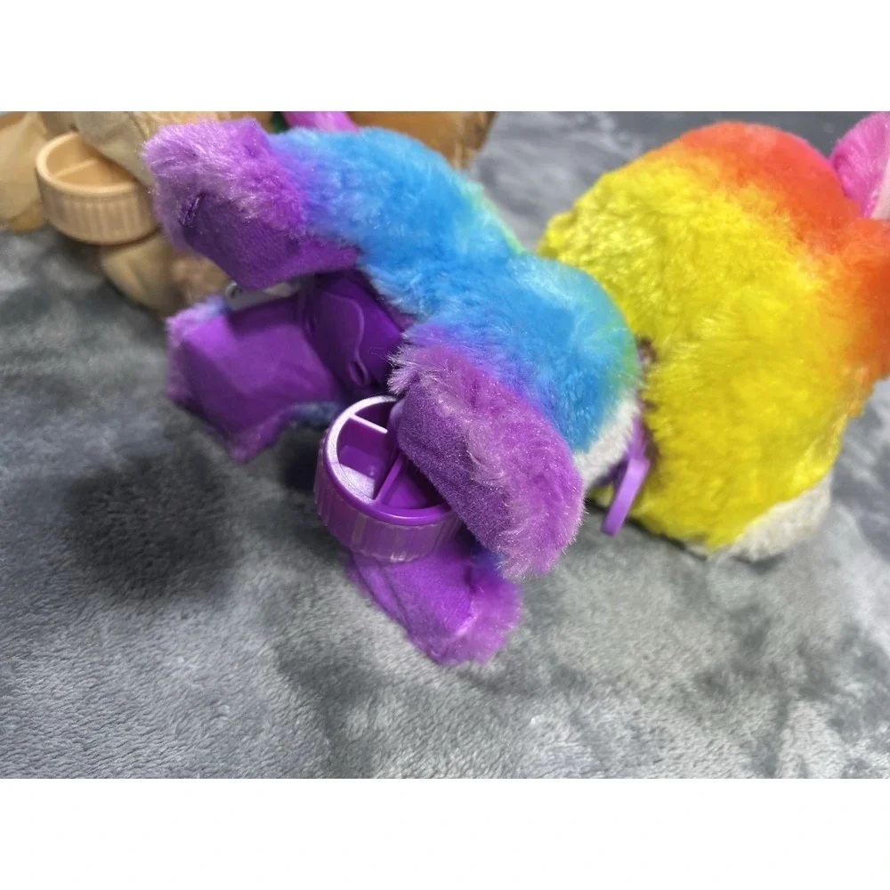 Fur Real Furreal Walkalots Rainbow Walk Talk Unicorn Dog Hasbro Toy Plush Tested